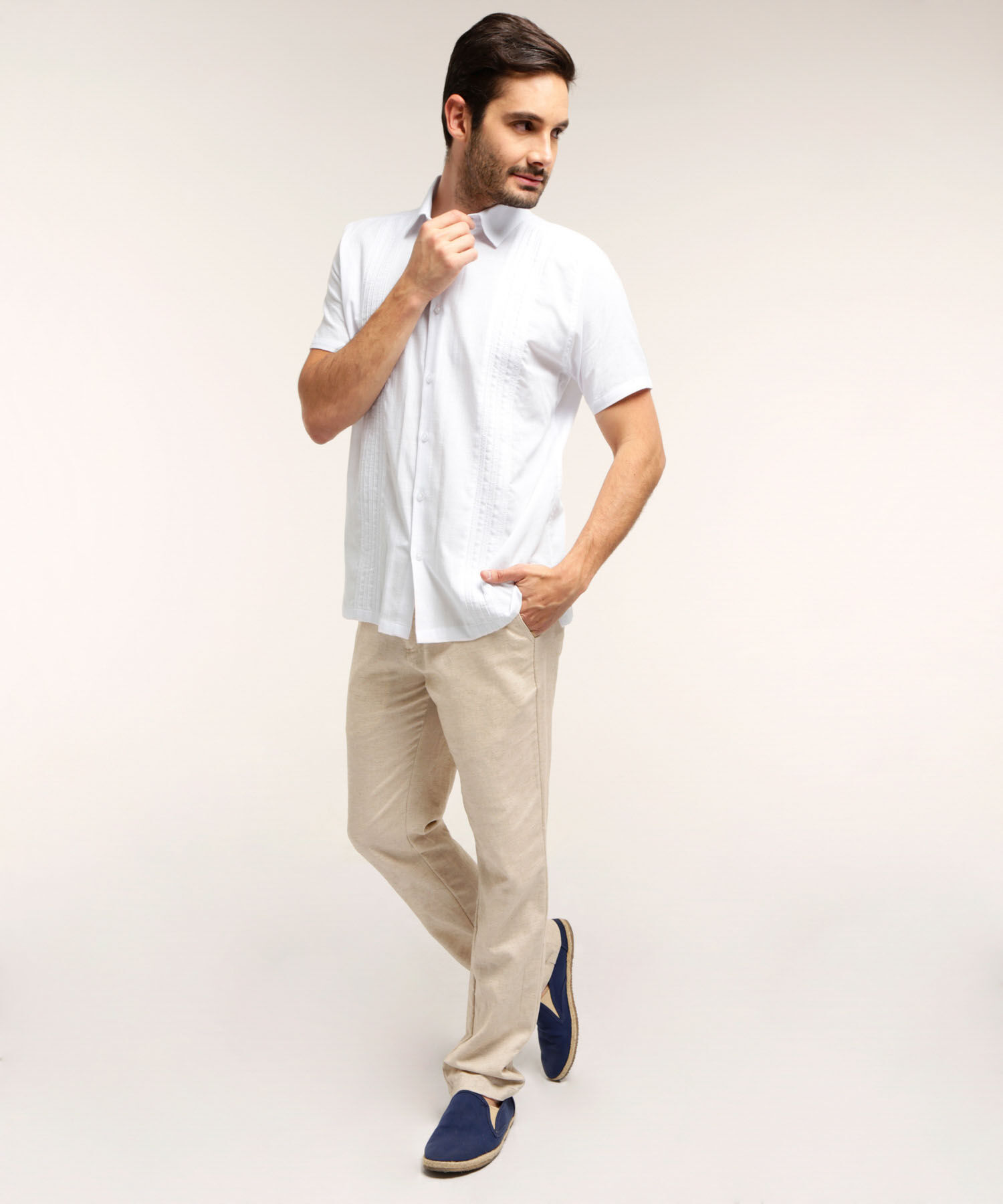 Camisa Guayabera Hombre M/C