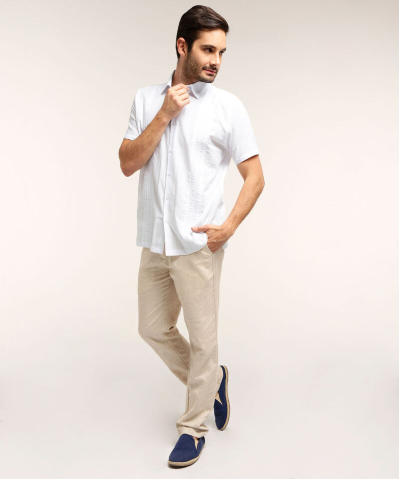 Camisa Guayabera Hombre M/C