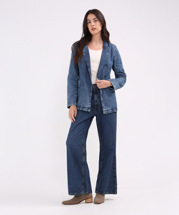 Blazer Denim image number null