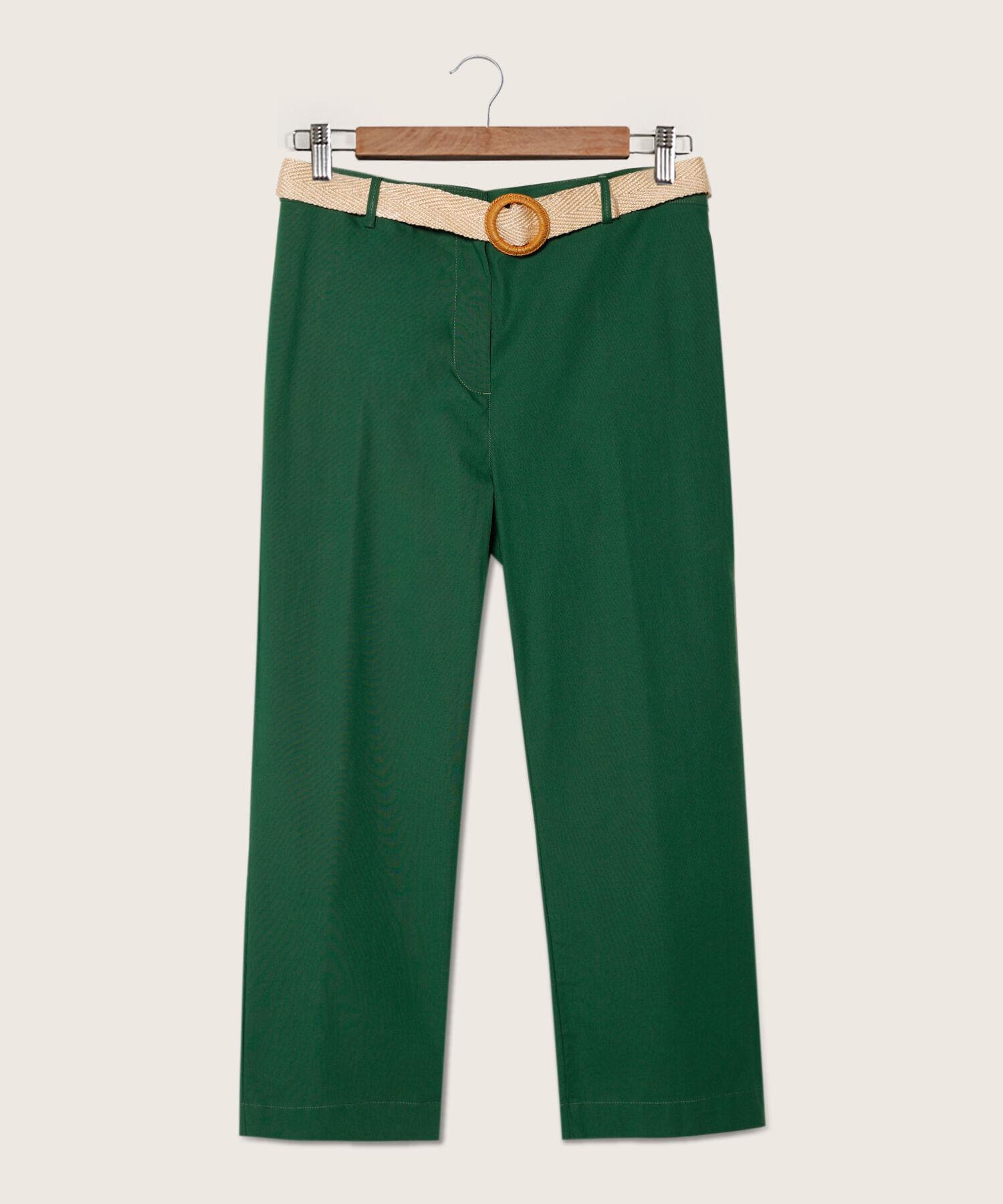 Pantalón Capri con Cinturón
