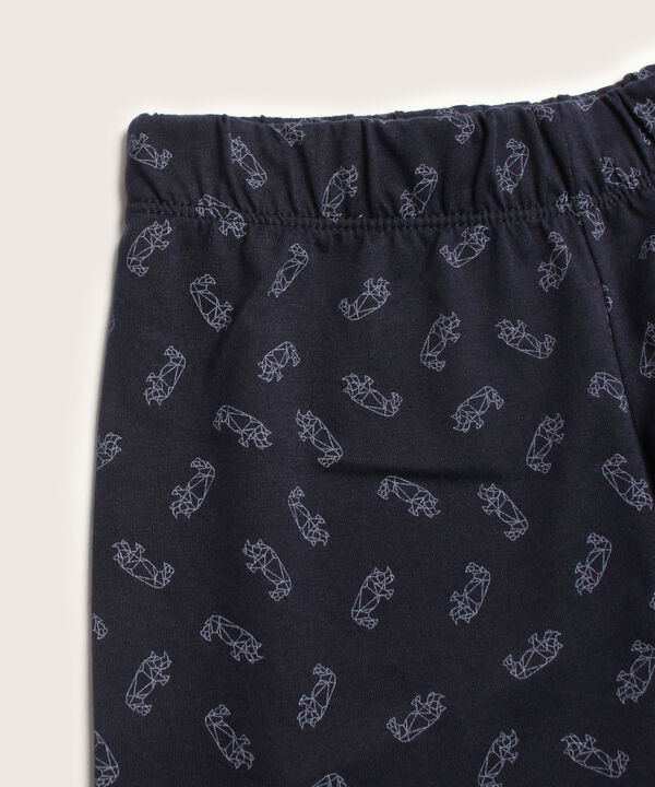 Pijama Camiseta Estampada Y Short