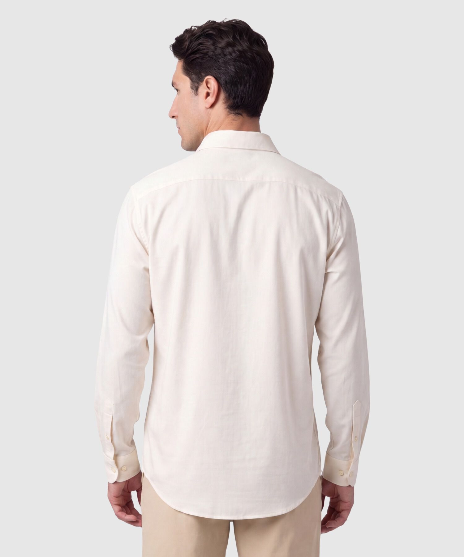 Camisa Manga Larga con Bolsillo Para Hombre
