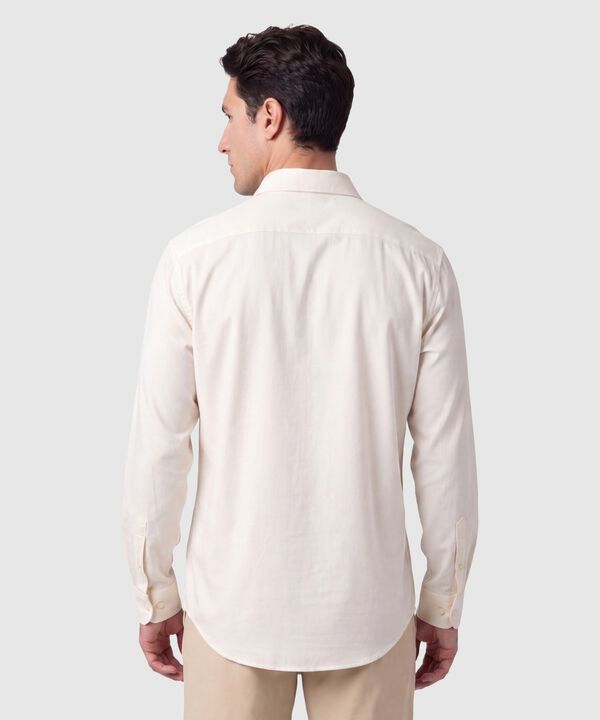 Camisa Manga Larga con Bolsillo Para Hombre