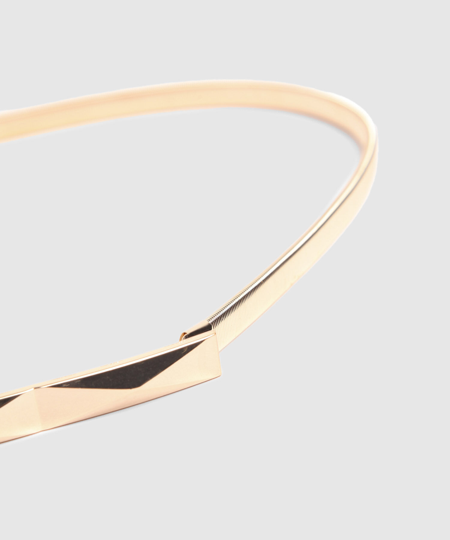 Cinturón Metálico Delgado Elástico Estiliza Mujer