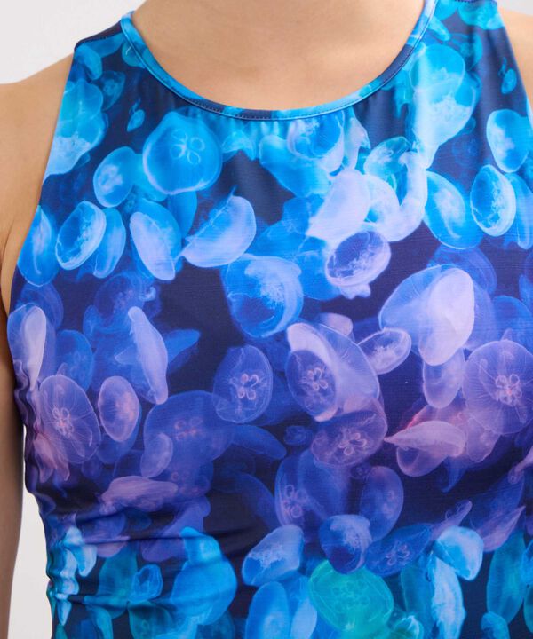 Camiseta Para Mujer, Silueta Corta Estampada image number null