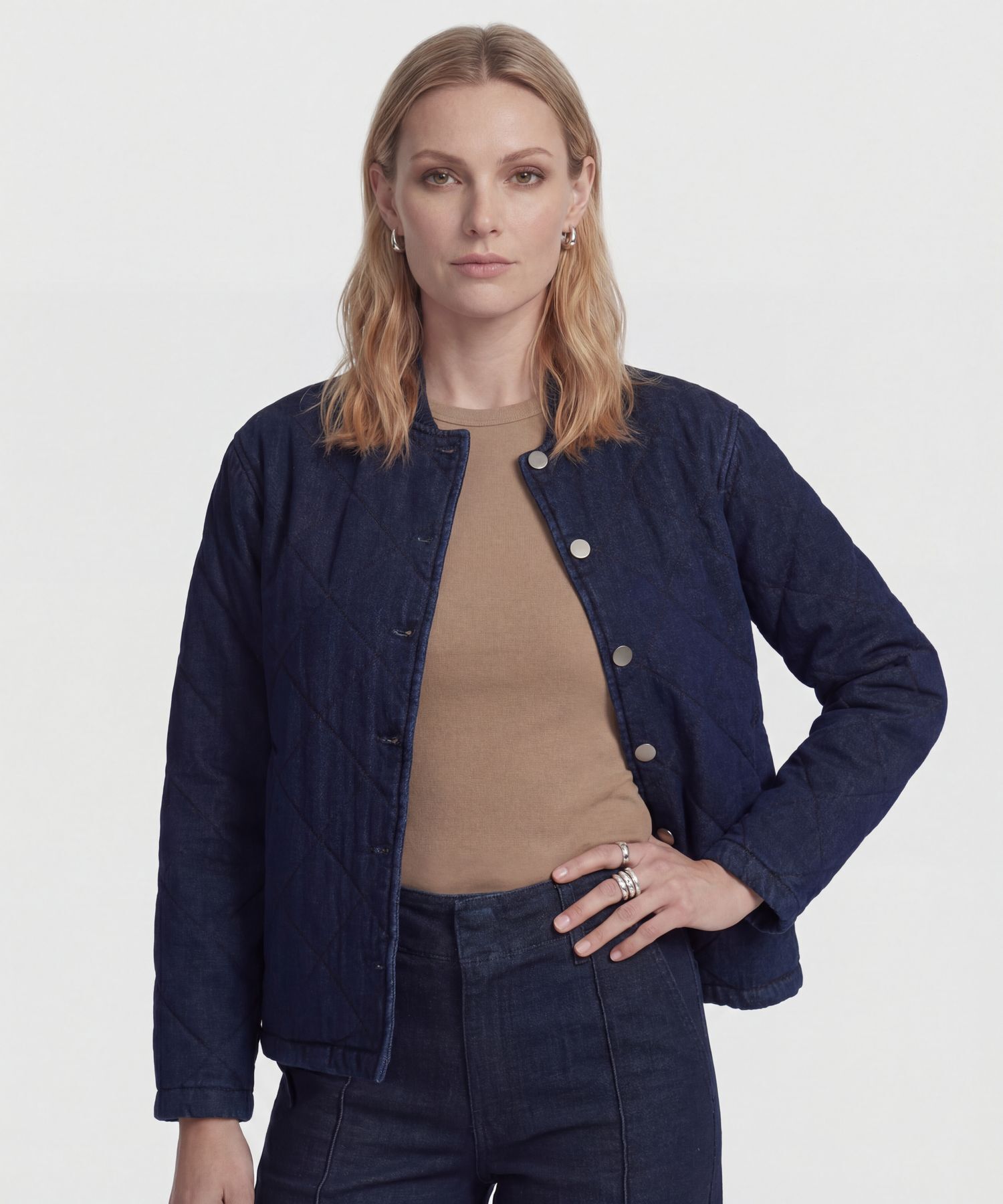 Chaqueta Bomber Acolchada para Mujer