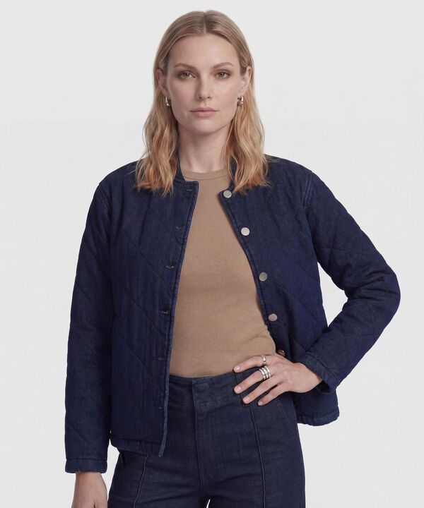 Chaqueta Bomber Acolchada para Mujer image number null