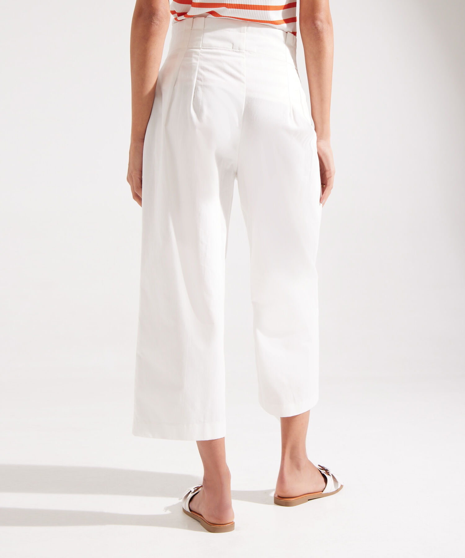 Pantalón Culotte Con Charreteras
