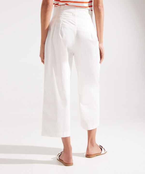 Pantalón Culotte Con Charreteras