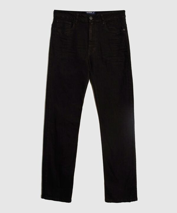 Jeans Regular Tono Negro