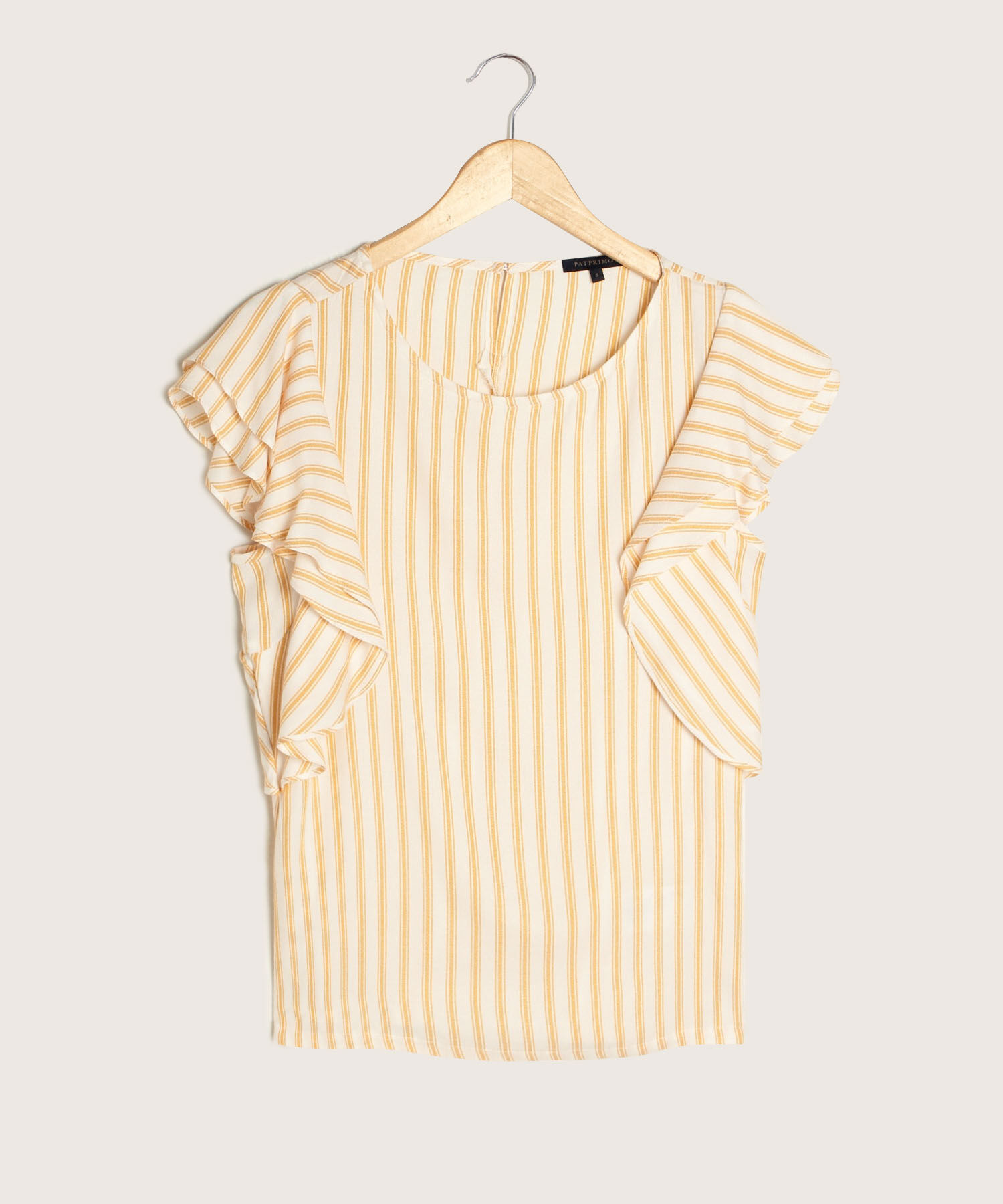 Blusa Preteñida Cuello Redondo