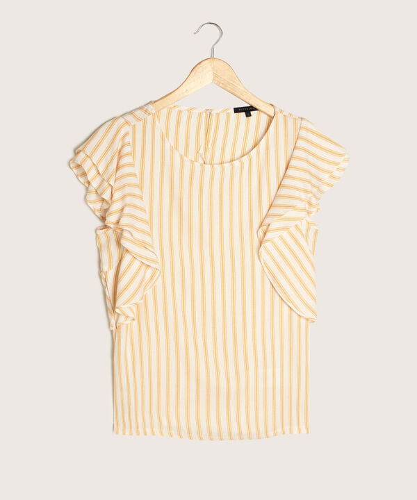 Blusa Preteñida Cuello Redondo