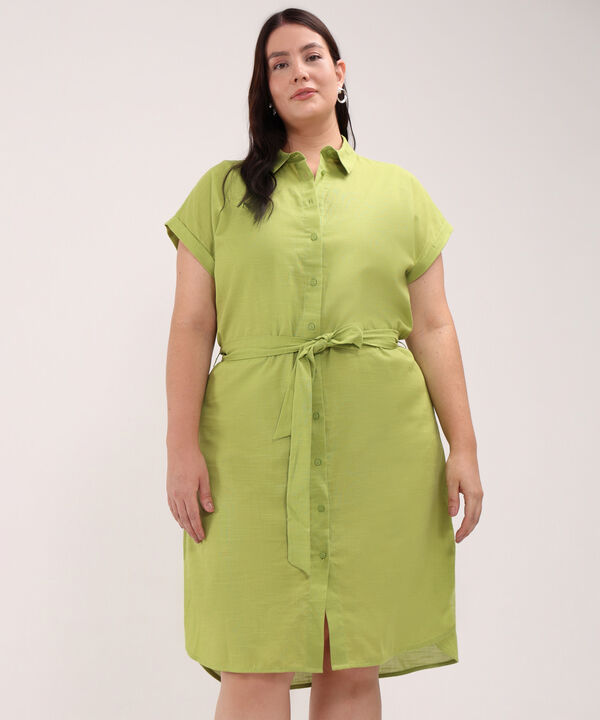 Vestido Unicolor image number null