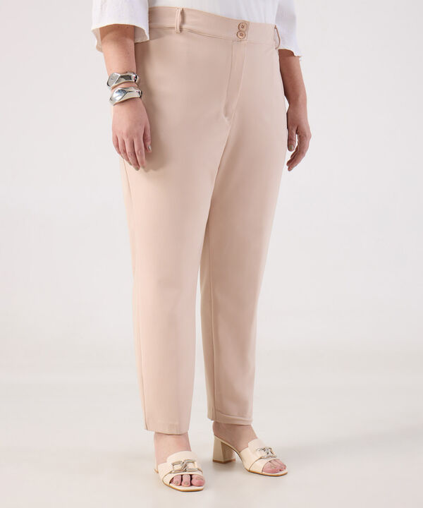 Pantal&oacute;n Clasico Unicolor para Mujer Curvy image number null