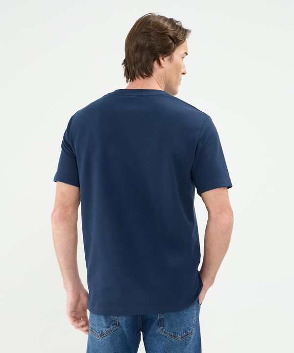 Camiseta Manga Corta Cuello Redondo Unicolor 
