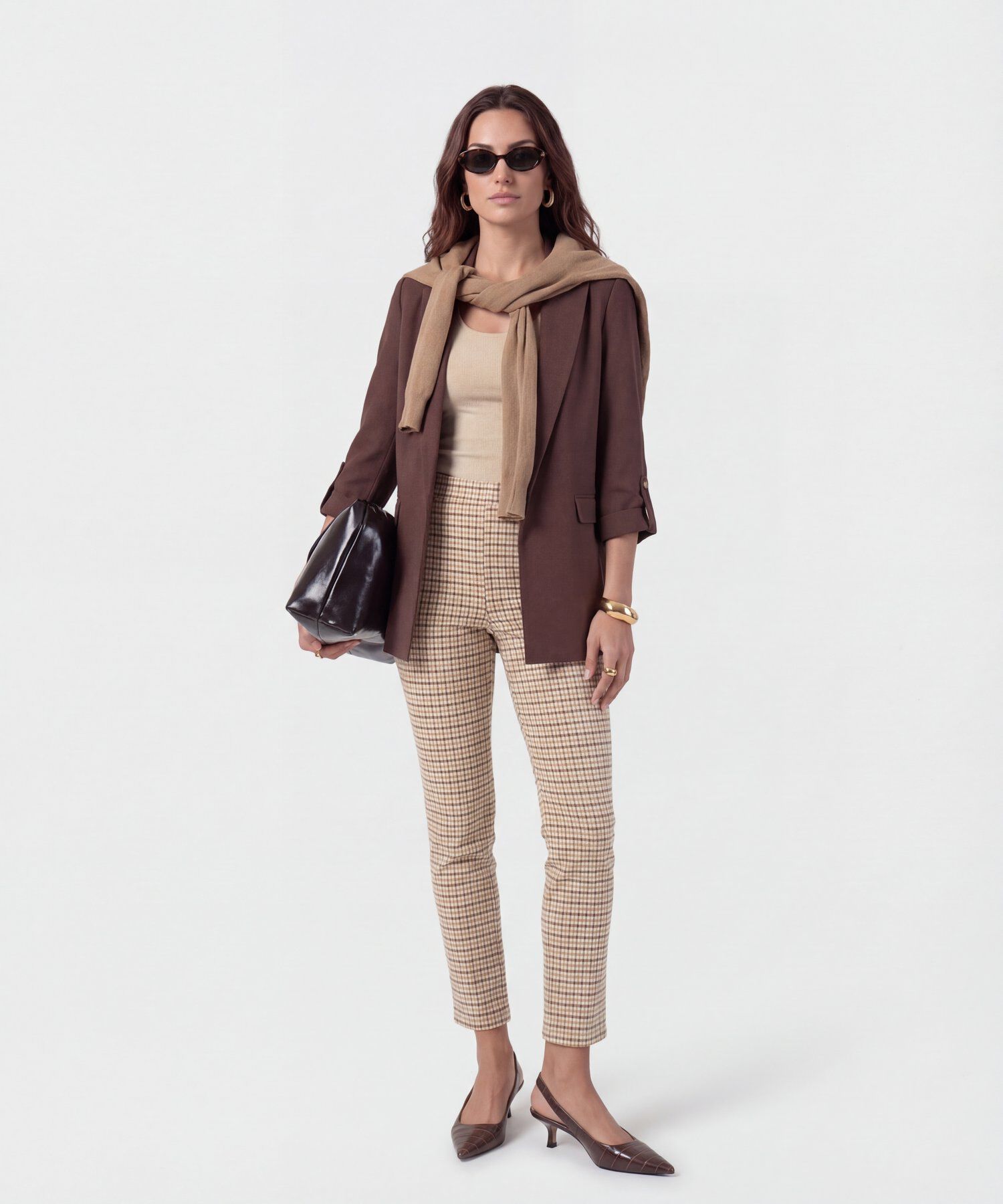 Camiseta Manga Sisa Con Cuello En U Para Mujer