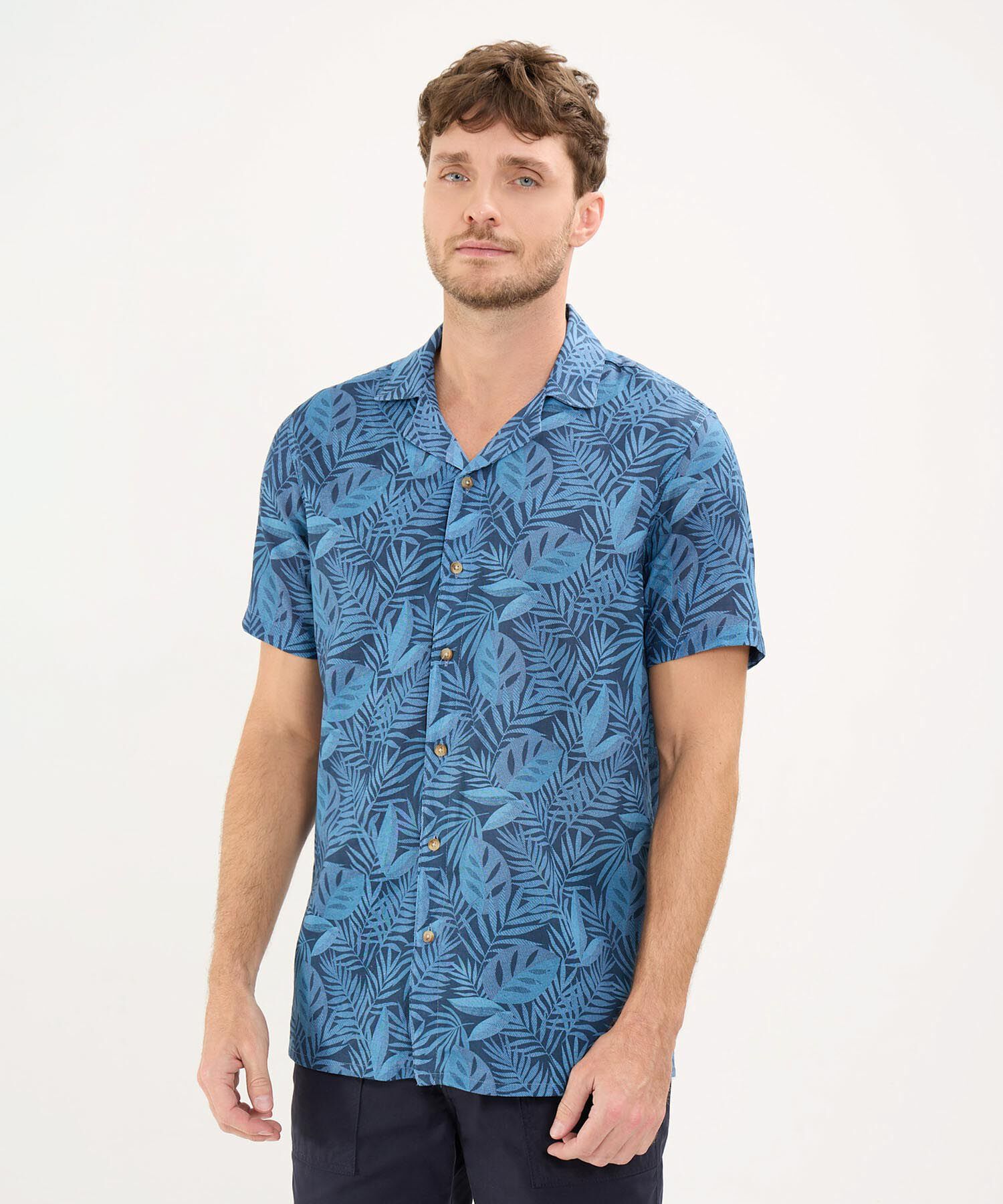 Camisa Resort Estampada