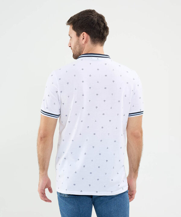 Polo Tejida Estampada