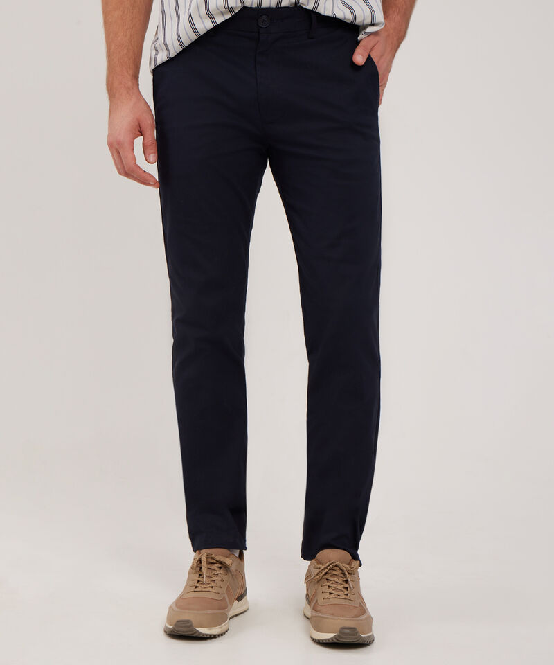 Pantalon Chino Basico Contraste - Nuevo Fit- Slim