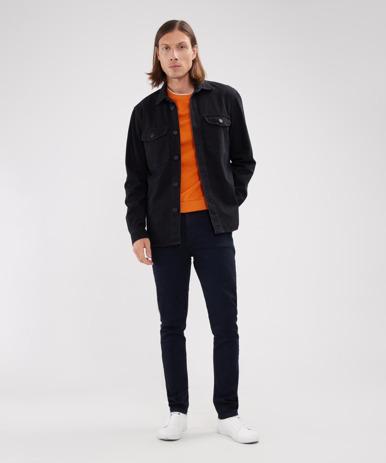 Jean Skinny Tono Negro