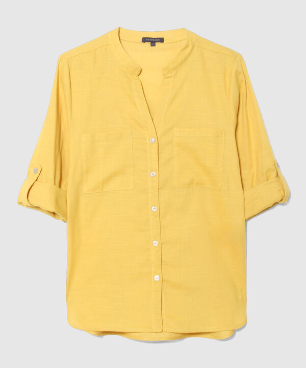 Blusa Manga ¾ en Lino