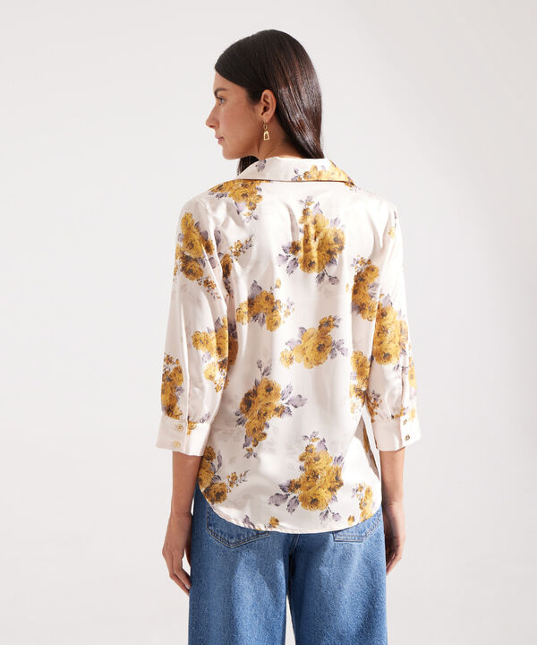 Camisa Manga 3/4 Estampada
