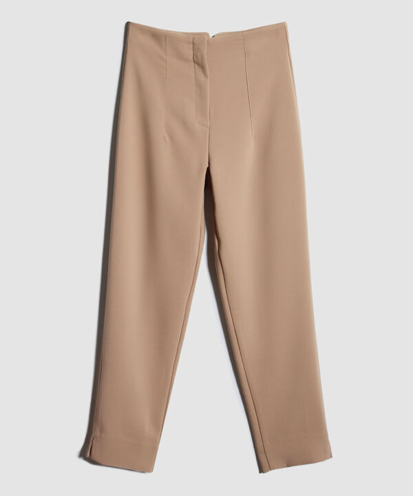 Pantalon Tiro Alto Unicolor
