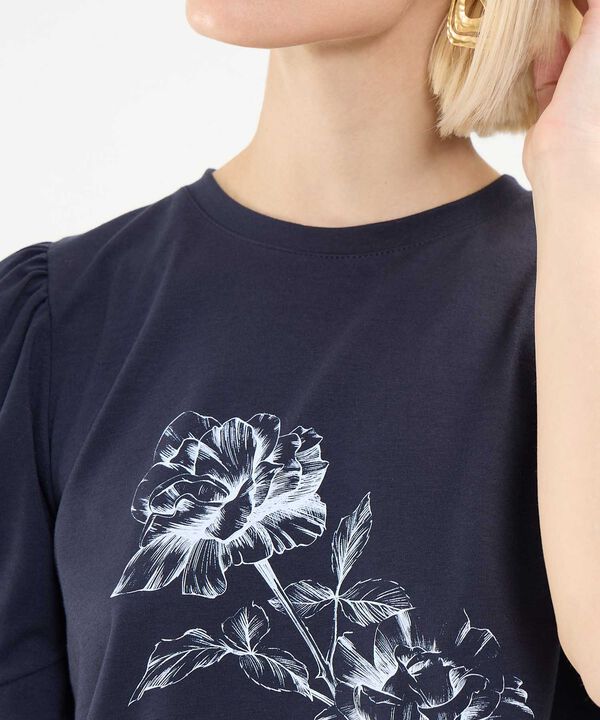 Camiseta Estampado Floral image number null
