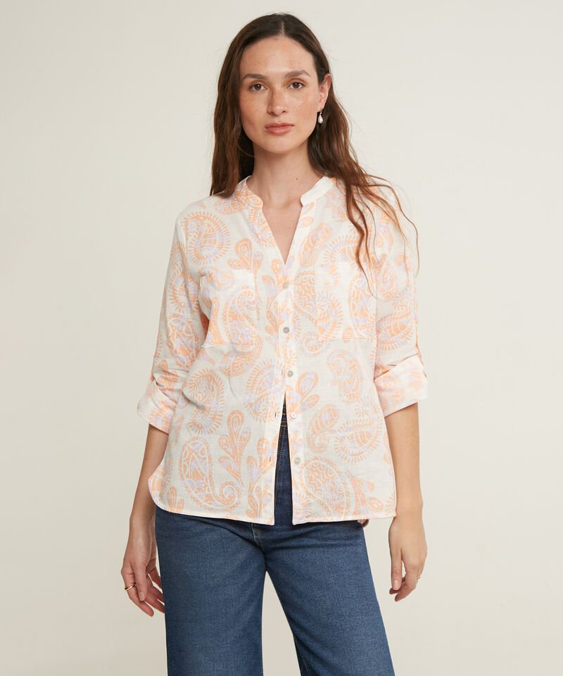 Blusa Manga Larga  Estampada