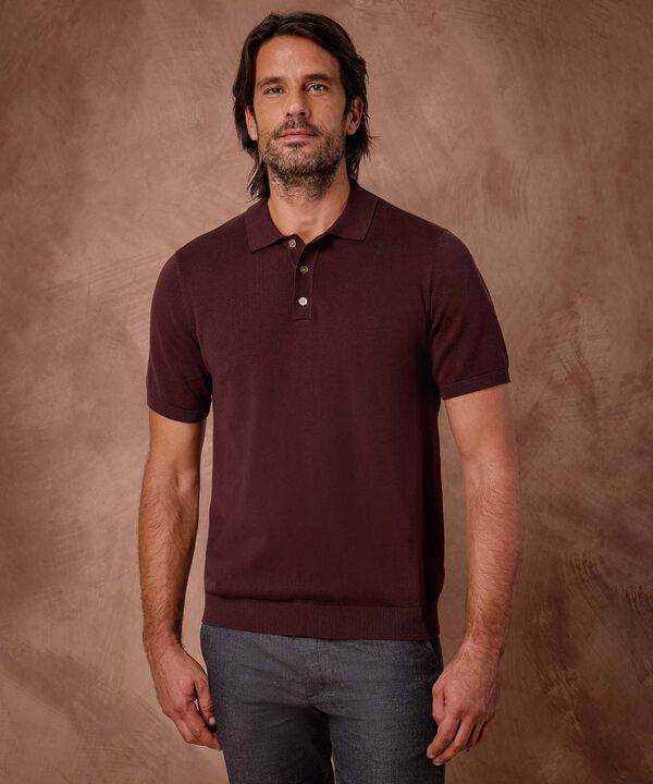 Polo De Punto Manga Corta Estilo Clásico Para Hombre image number null