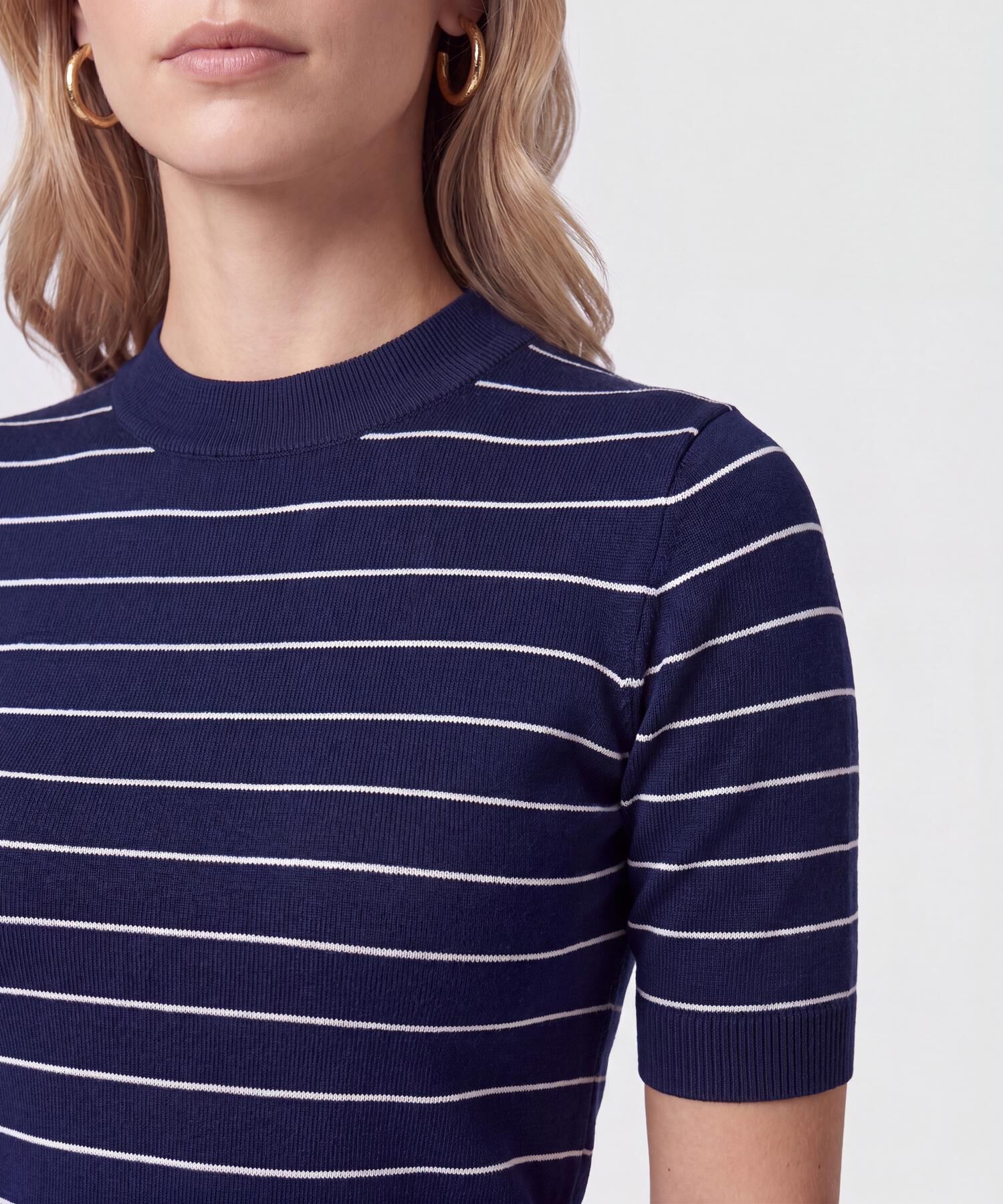 Camiseta En Tejido De Punto Para Mujer