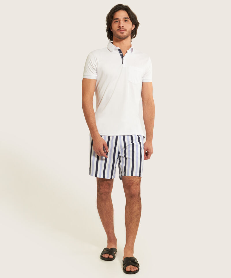 Bermuda Bañadora Estampada Tejido Plano