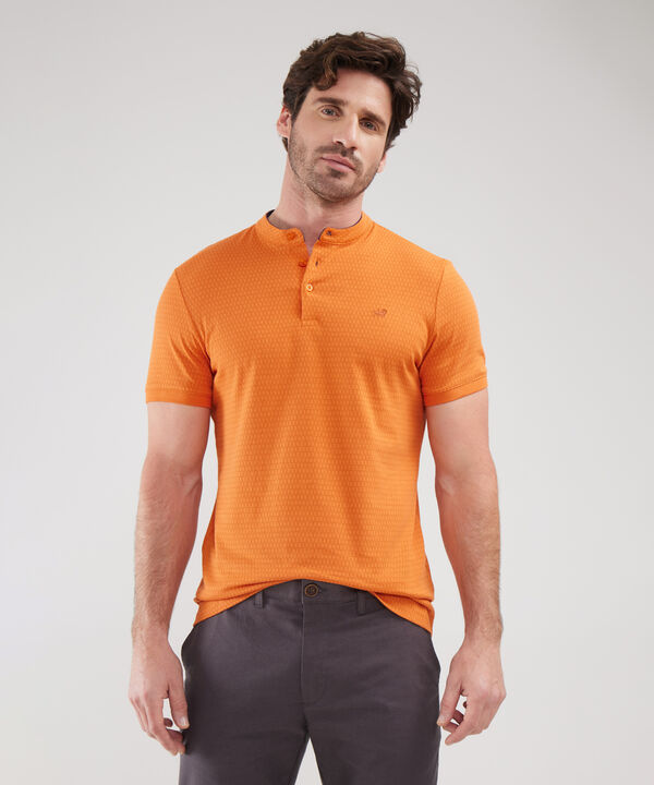 Polo Estampada, Cuello Mao image number null