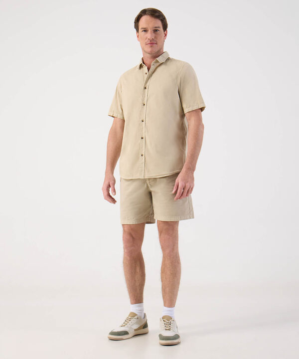 Bermuda Elástica de Verano Para Hombre image number null