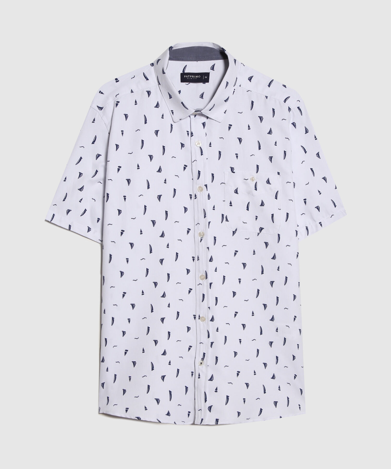 Camisa Estampado de Barcos