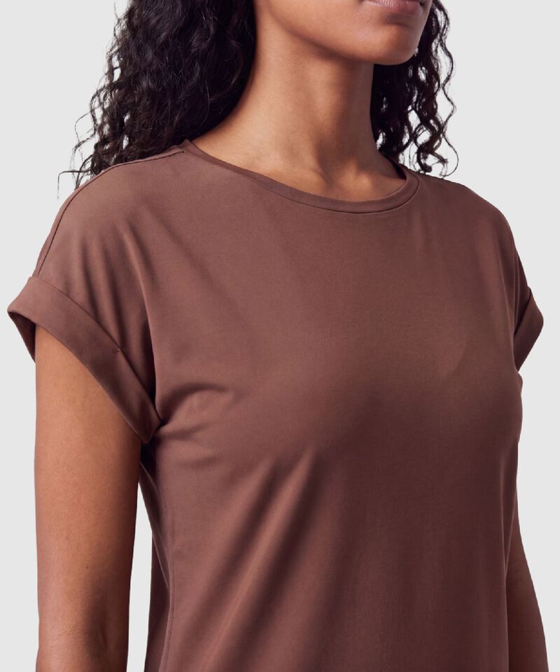 Camiseta B&aacute;sica De Manga Corta Para Mujer