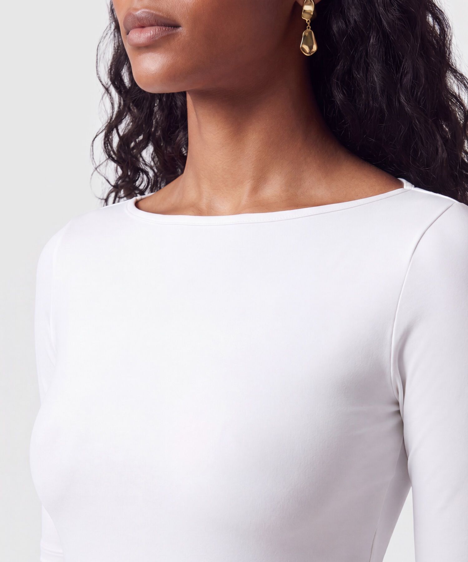 Camiseta De Cuello Bandeja Para Mujer