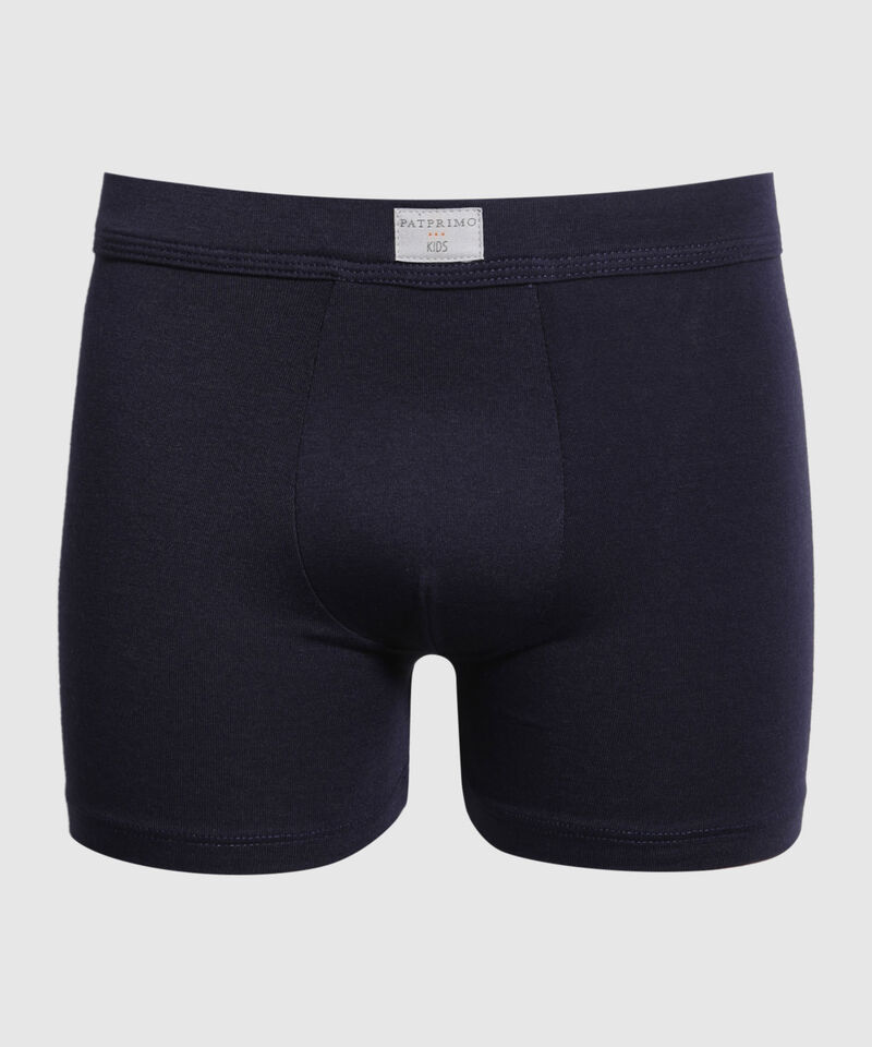 Pantaloncillo Boxer Unicolor En Algodon Encarterado