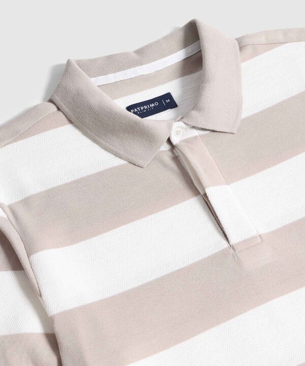 Polo Slim Fit A Rayas Para Hombre image number null