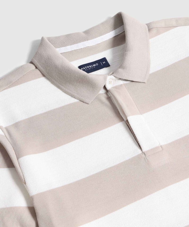 Polo Slim Fit A Rayas Para Hombre