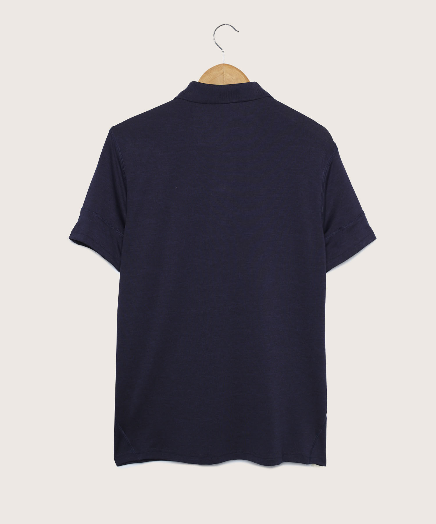 Polo Cuello Tejido Sin Bolsillo