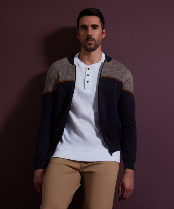 Saco Abierto Cuello Tipo Bomber