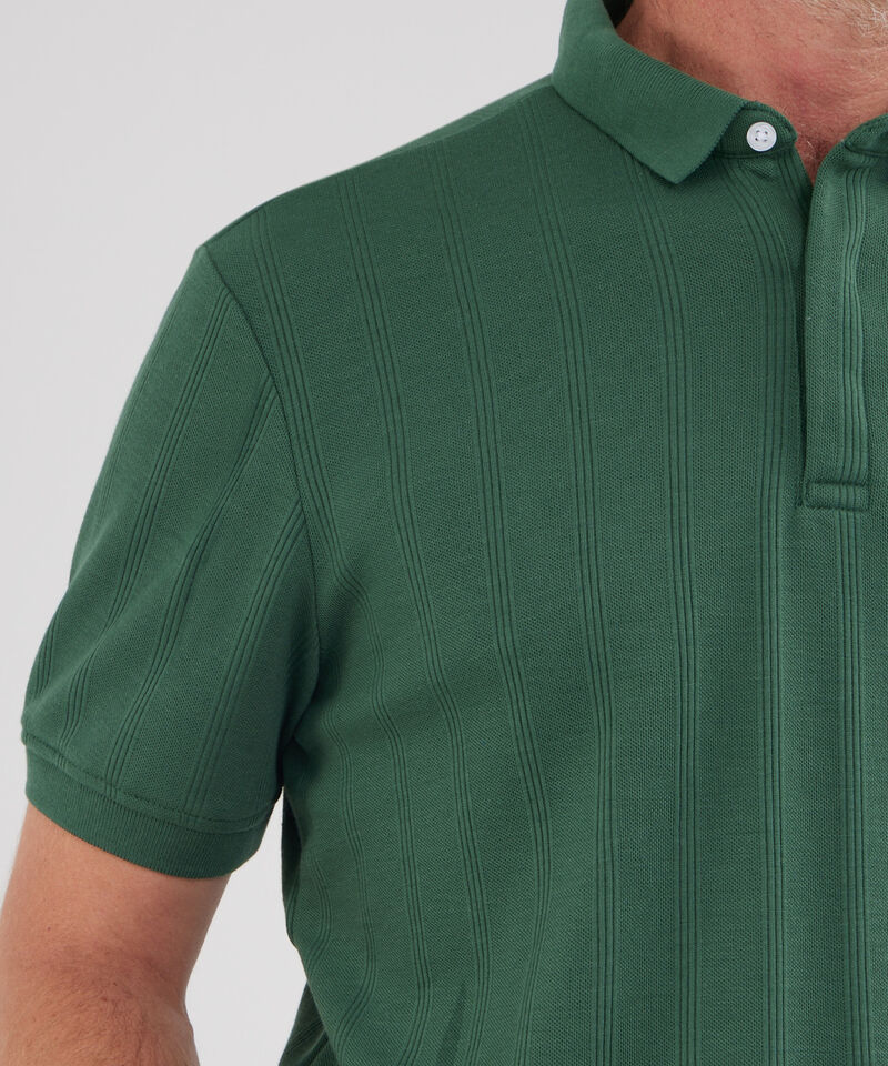 Polo Textura Unicolor