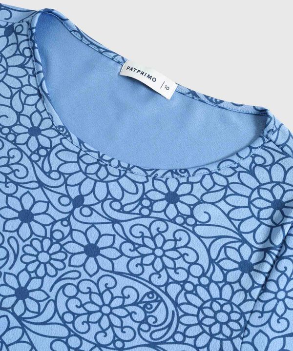 Camiseta Estampada Manga Corta 