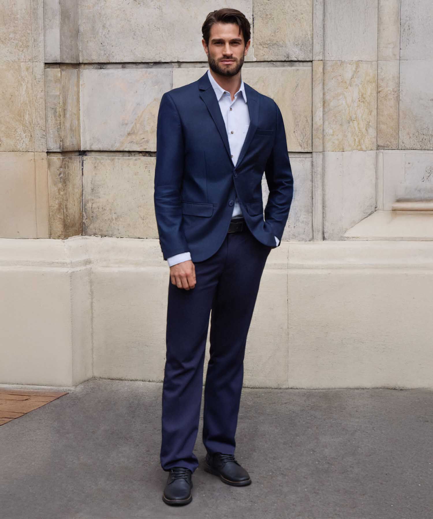 Pantal&oacute;n Chino Unicolor Para Hombre