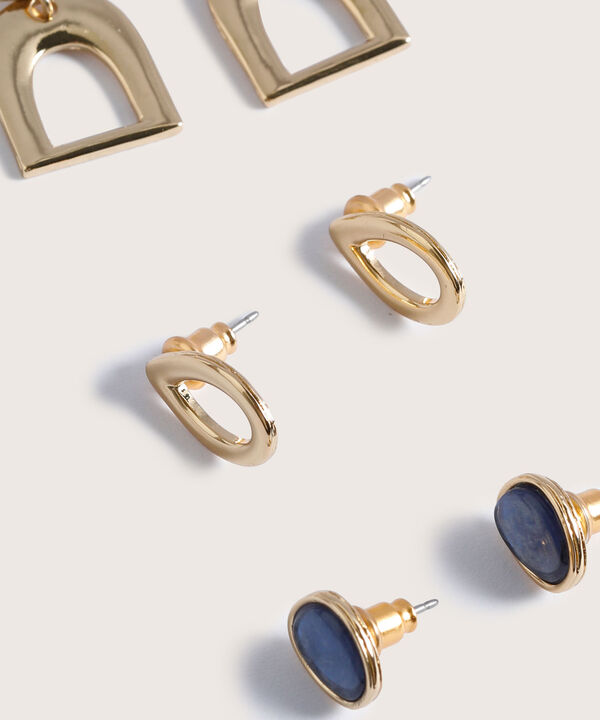Aretes Set X3 Pares De Aretes
