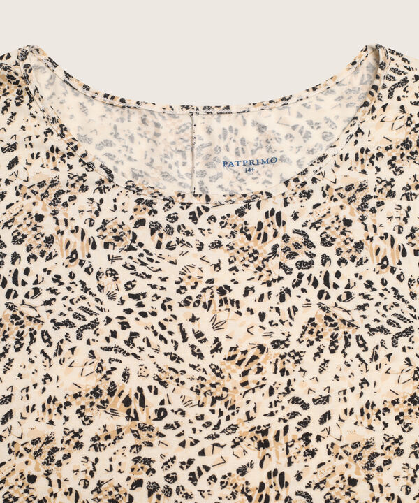 Camiseta mujer estampada manga corta image number null