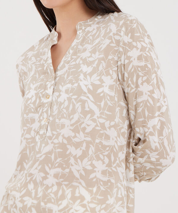 Blusa Manga 3/4 Estampada