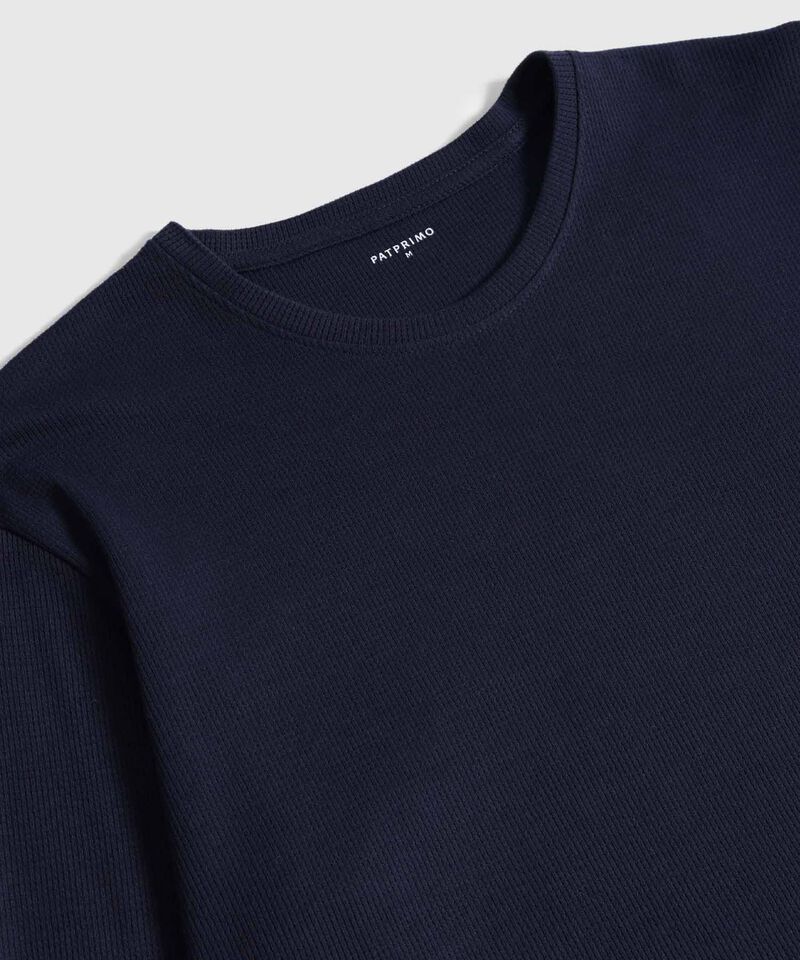 Pijama De Dos Piezas Con Camiseta Manga Larga Y Pantal&oacute;n