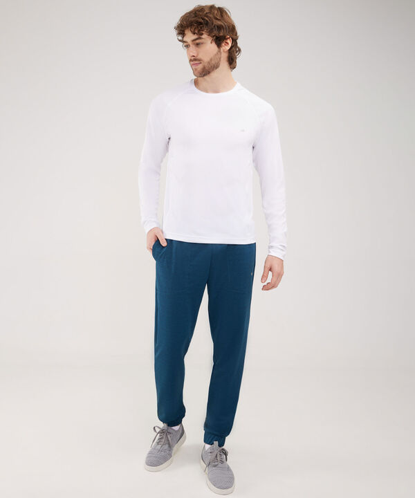 Camiseta Para Hombre De Diseño Deportivo, Cuello Redondo, Manga Larga image number null